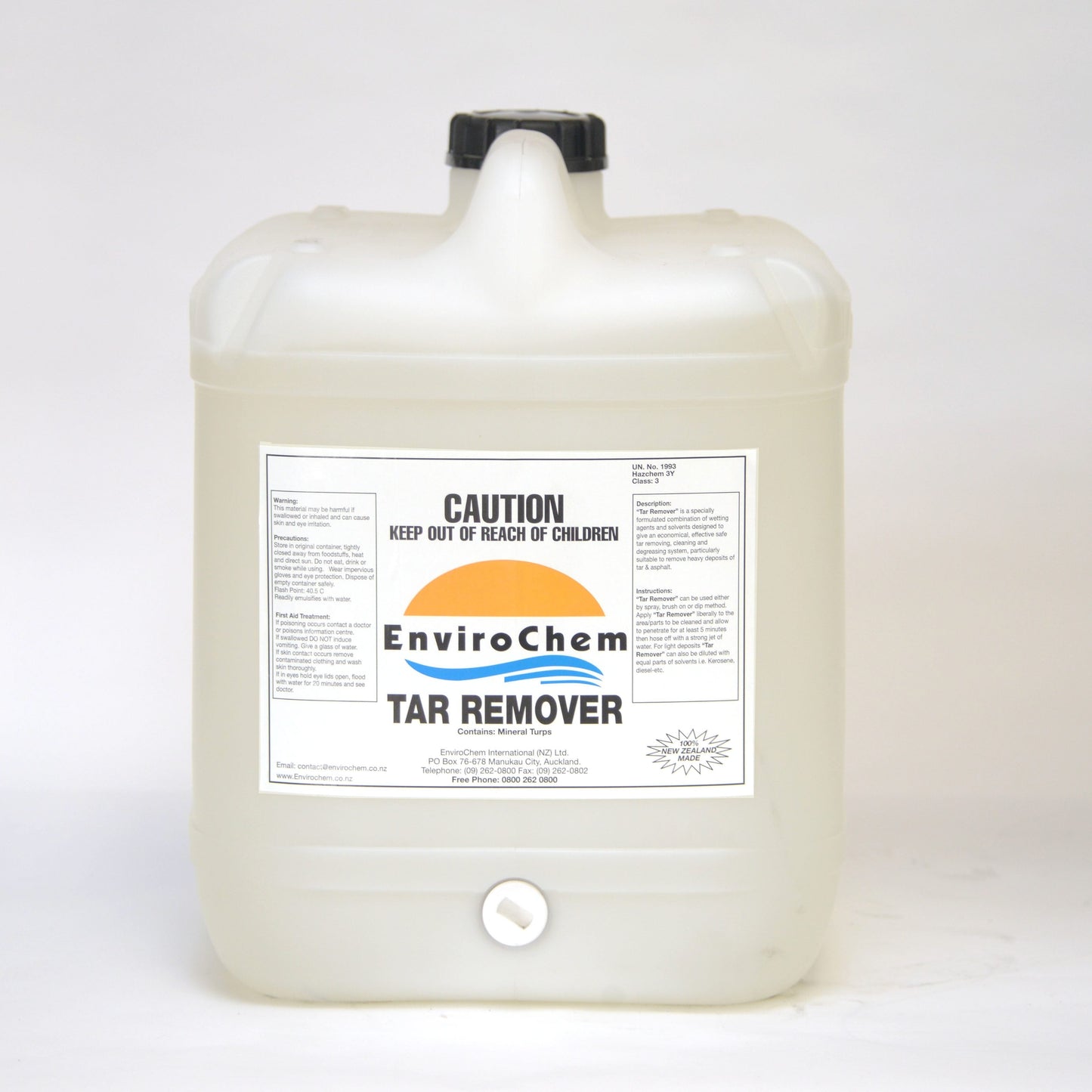 Tar Remover 5L - Solvent Tar & Asphalt Cleaner NZ