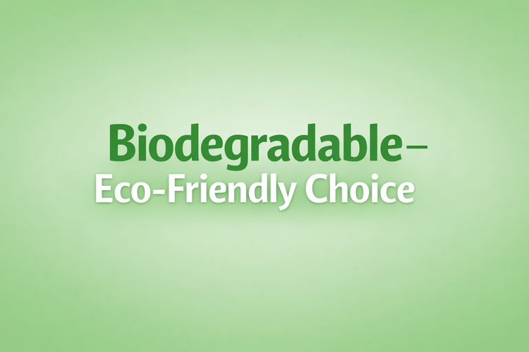 Biodegradable - Eco-Friendly Choice