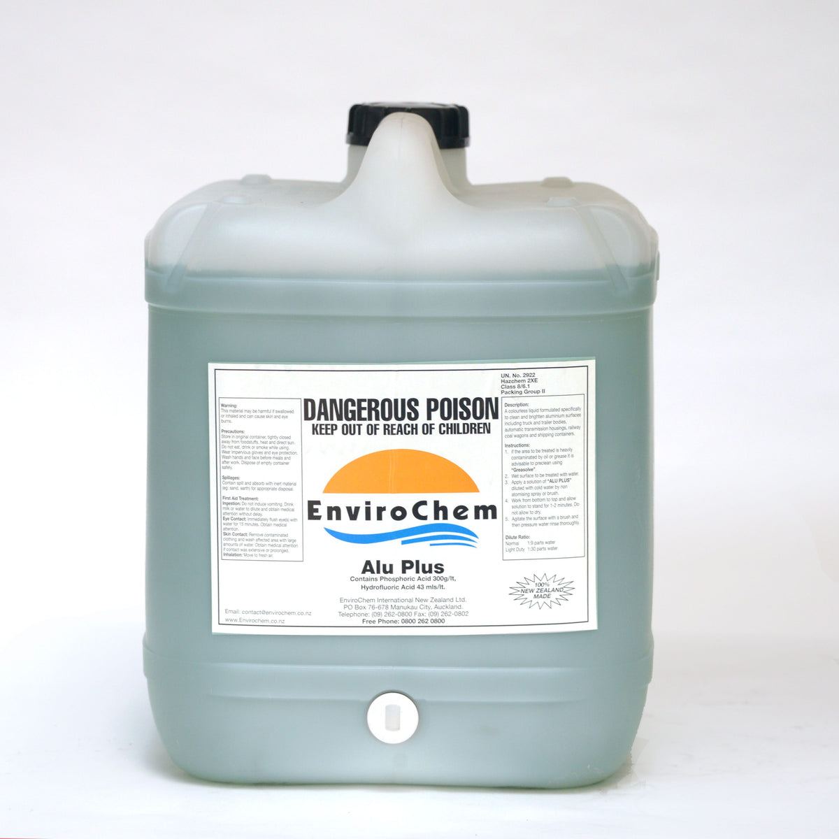 Aluminium Cleaner and Brightener for removing oxidation and restoring dull aluminium surfaces