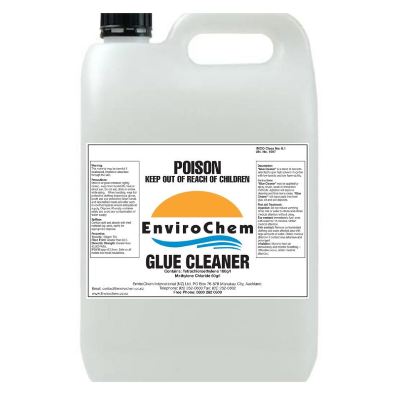 Glue Cleaner 5L - Adhesive & Glue Remover Solvent NZ