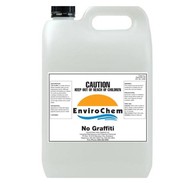 Graffiti Remover 5L - No Graffiti Spray Paint & Marker Cleaner NZ