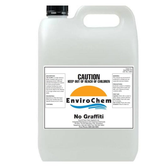 Graffiti Remover 5L - No Graffiti Spray Paint & Marker Cleaner NZ