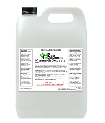 MAMMOTH – Heavy Duty Cleaner & Degreaser