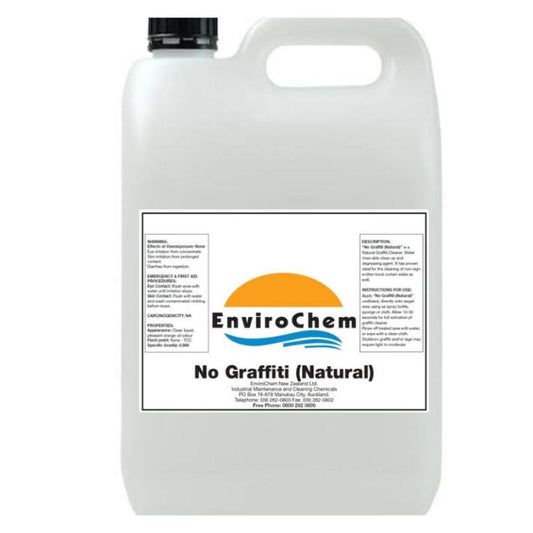 No Graffiti Natural 5L - Eco-Friendly Graffiti Remover NZ