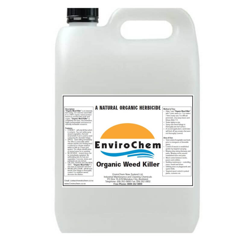 Organic Weed Killer 5L - Natural Non-Toxic Herbicide NZ