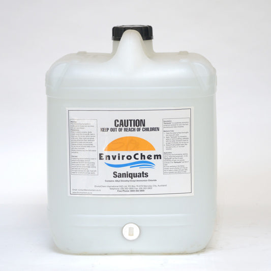 Saniquats 5L - MPI Approved Food Grade Sanitiser NZ
