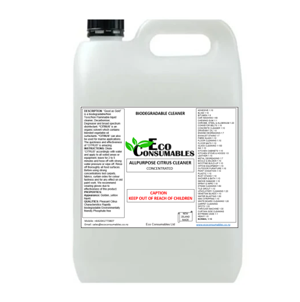 Citrus All Purpose Biodegradable Cleaner